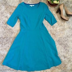 Boden Alice Ponte flared dress